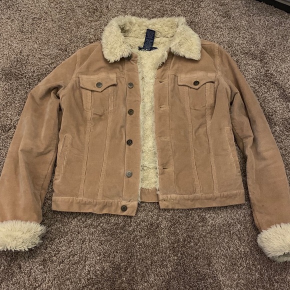 earl jean corduroy sherpa jacket